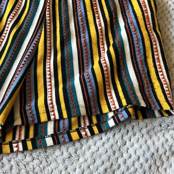 Zara Striped Cotton Minishorts - Picture 2 of 6
